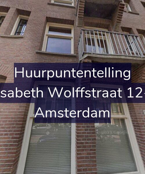 Foto gevel Huurpuntentelling voor Elisabeth Wolffstraat 12-H, Amsterdam