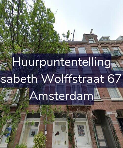 Foto gevel Huurpuntentelling voor Elisabeth Wolffstraat 67-B, Amsterdam