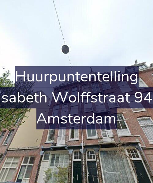 Foto gevel Huurpuntentelling voor Elisabeth Wolffstraat 94-3, Amsterdam