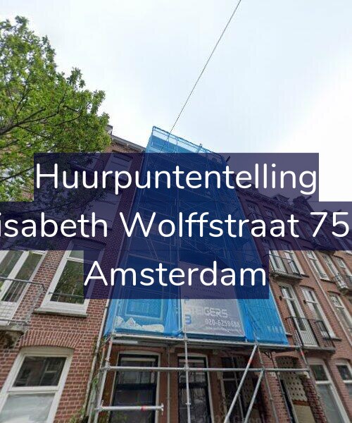 Foto gevel Huurpuntentelling voor Elisabeth Wolffstraat 75-2, Amsterdam