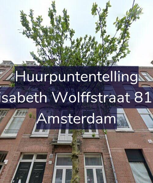 Foto gevel Huurpuntentelling voor Elisabeth Wolffstraat 81-2, Amsterdam