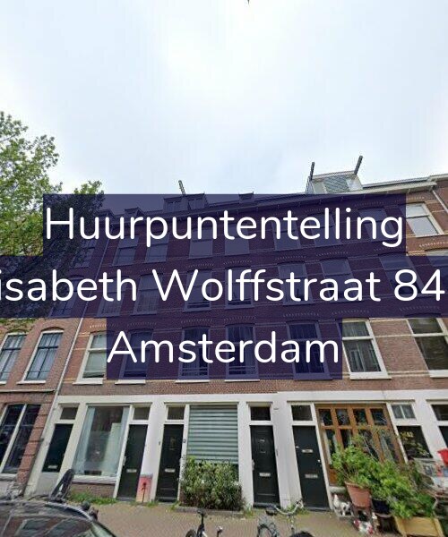 Foto gevel Huurpuntentelling voor Elisabeth Wolffstraat 84-4, Amsterdam