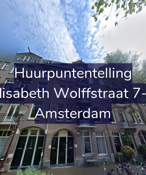 Foto gevel Huurpuntentelling voor Elisabeth Wolffstraat 7-1, Amsterdam
