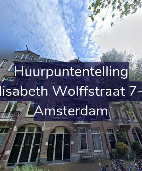 Foto gevel Huurpuntentelling voor Elisabeth Wolffstraat 7-4, Amsterdam