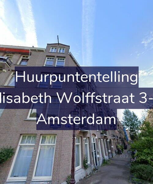 Foto gevel Huurpuntentelling voor Elisabeth Wolffstraat 3-1, Amsterdam