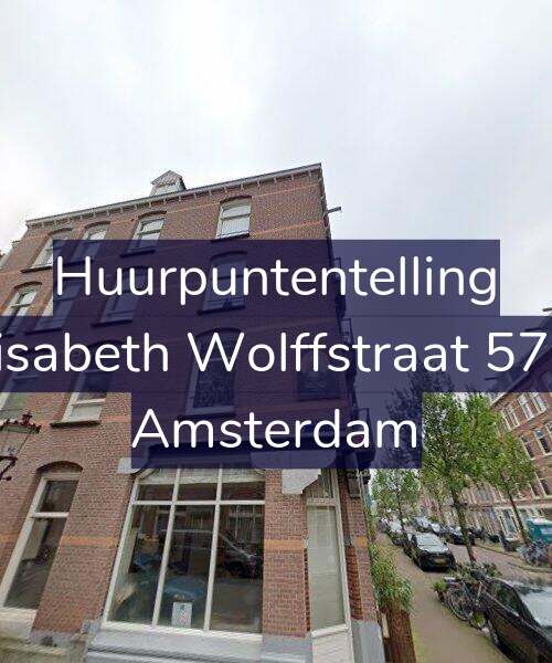 Foto gevel Huurpuntentelling voor Elisabeth Wolffstraat 57-1, Amsterdam