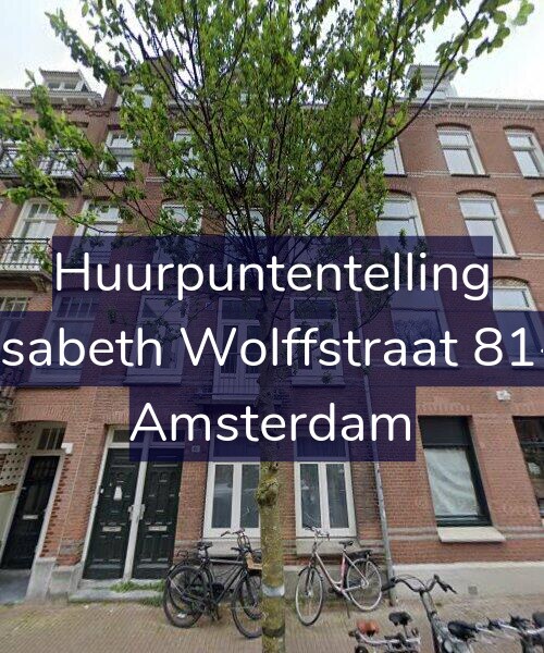 Foto gevel Huurpuntentelling voor Elisabeth Wolffstraat 81-H, Amsterdam