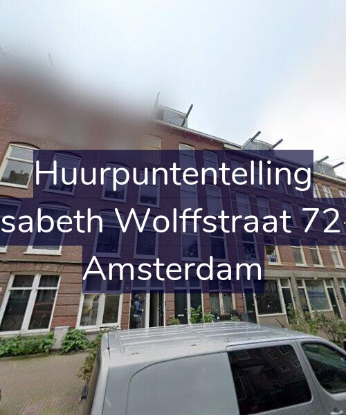 Foto gevel Huurpuntentelling voor Elisabeth Wolffstraat 72-H, Amsterdam