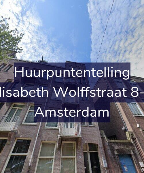 Foto gevel Huurpuntentelling voor Elisabeth Wolffstraat 8-3, Amsterdam