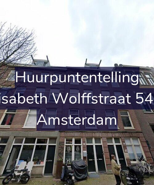 Foto gevel Huurpuntentelling voor Elisabeth Wolffstraat 54-3, Amsterdam