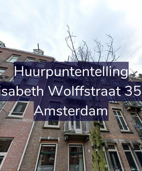 Foto gevel Huurpuntentelling voor Elisabeth Wolffstraat 35-2, Amsterdam