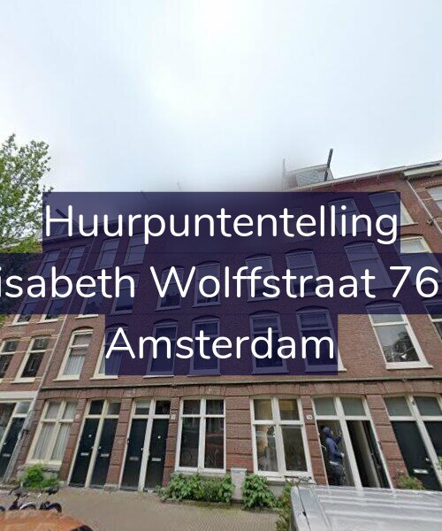 Foto gevel Huurpuntentelling voor Elisabeth Wolffstraat 76-1, Amsterdam