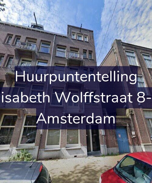 Foto gevel Huurpuntentelling voor Elisabeth Wolffstraat 8-H, Amsterdam