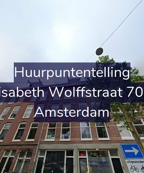 Foto gevel Huurpuntentelling voor Elisabeth Wolffstraat 70-2, Amsterdam