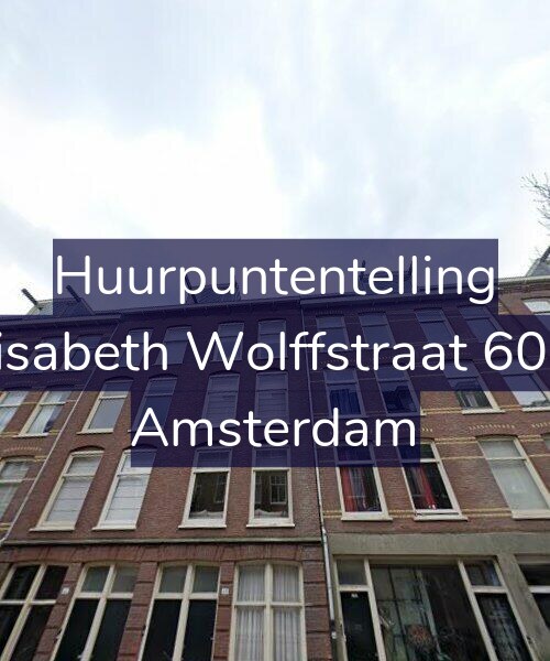 Foto gevel Huurpuntentelling voor Elisabeth Wolffstraat 60-2, Amsterdam