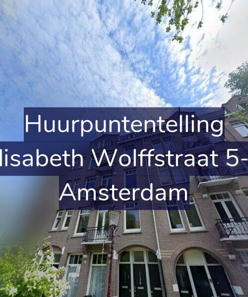 Foto gevel Huurpuntentelling voor Elisabeth Wolffstraat 5-3, Amsterdam