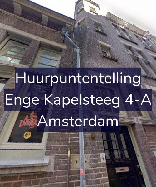 Foto gevel Huurpuntentelling voor Enge Kapelsteeg 4-A, Amsterdam
