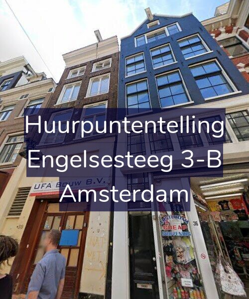 Foto gevel Huurpuntentelling voor Engelsesteeg 3-B, Amsterdam