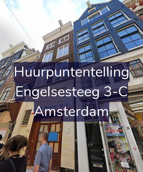 Foto gevel Huurpuntentelling voor Engelsesteeg 3-C, Amsterdam