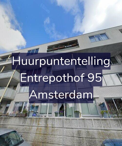 Foto gevel Huurpuntentelling voor Entrepothof 95, Amsterdam
