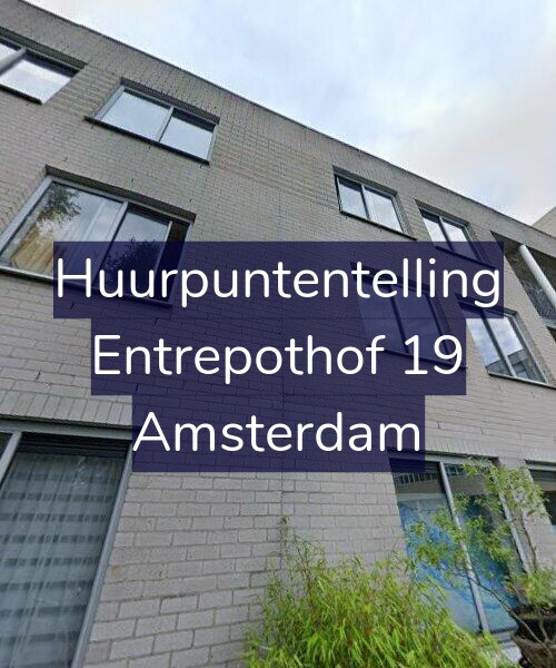 Foto gevel Huurpuntentelling voor Entrepothof 19, Amsterdam