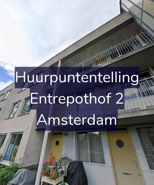 Foto gevel Huurpuntentelling voor Entrepothof 2, Amsterdam