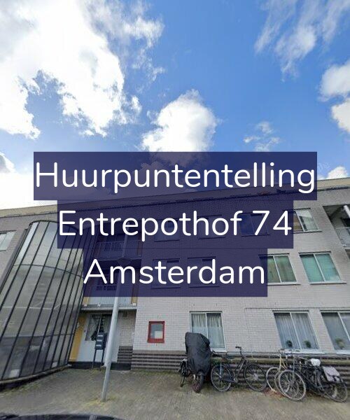 Foto gevel Huurpuntentelling voor Entrepothof 74, Amsterdam