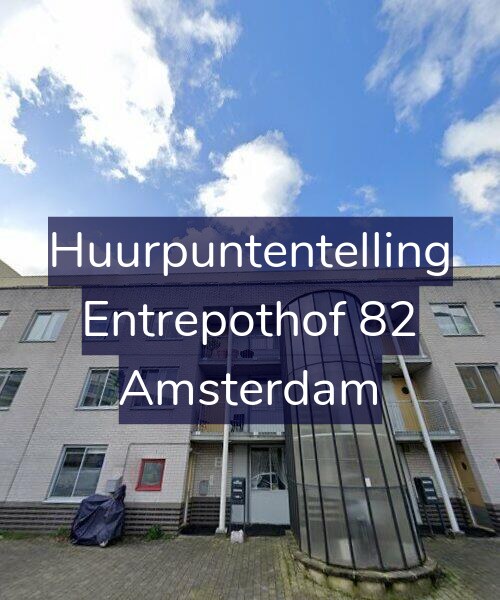 Foto gevel Huurpuntentelling voor Entrepothof 82, Amsterdam