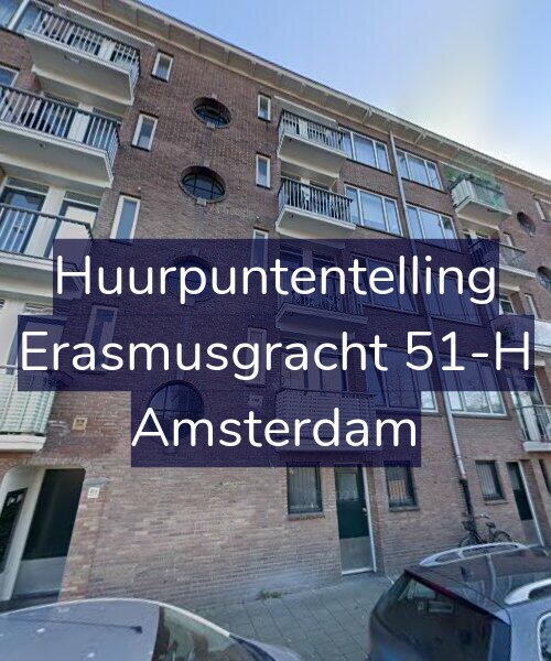 Foto gevel Huurpuntentelling voor Erasmusgracht 51-H, Amsterdam
