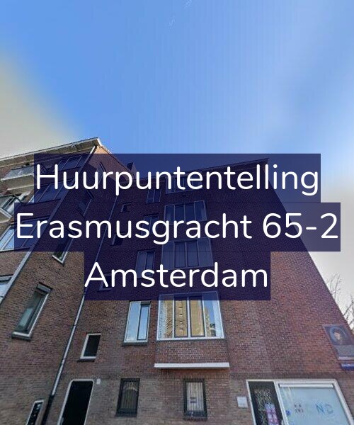 Foto gevel Huurpuntentelling voor Erasmusgracht 65-2, Amsterdam