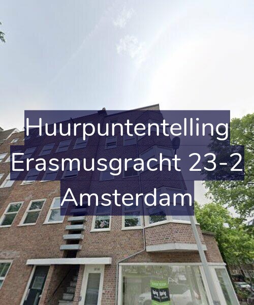 Foto gevel Huurpuntentelling voor Erasmusgracht 23-2, Amsterdam