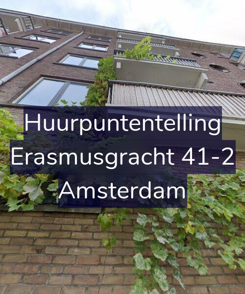 Foto gevel Huurpuntentelling voor Erasmusgracht 41-2, Amsterdam