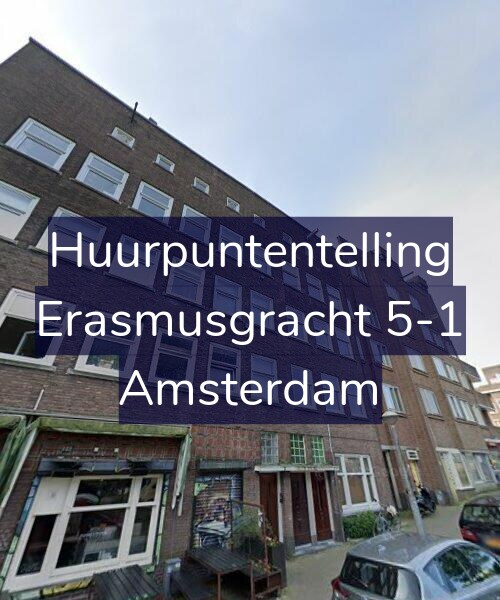 Foto gevel Huurpuntentelling voor Erasmusgracht 5-1, Amsterdam