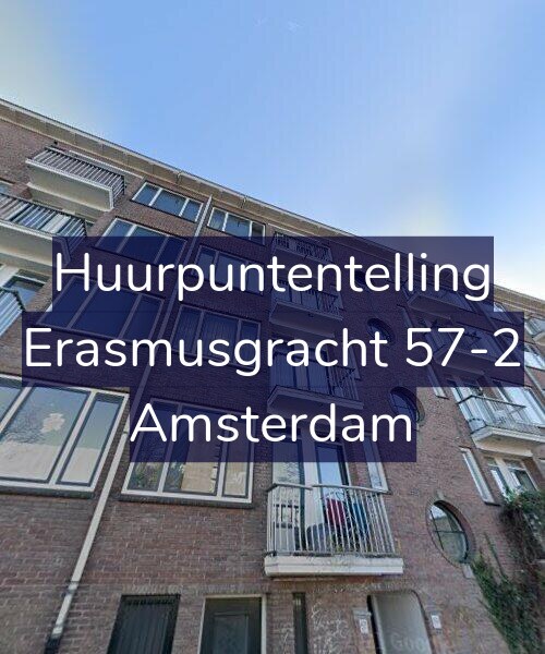 Foto gevel Huurpuntentelling voor Erasmusgracht 57-2, Amsterdam