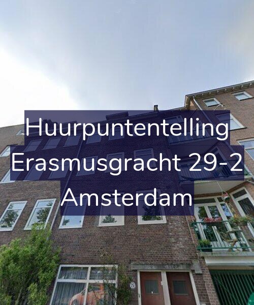 Foto gevel Huurpuntentelling voor Erasmusgracht 29-2, Amsterdam