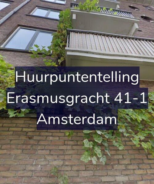 Foto gevel Huurpuntentelling voor Erasmusgracht 41-1, Amsterdam