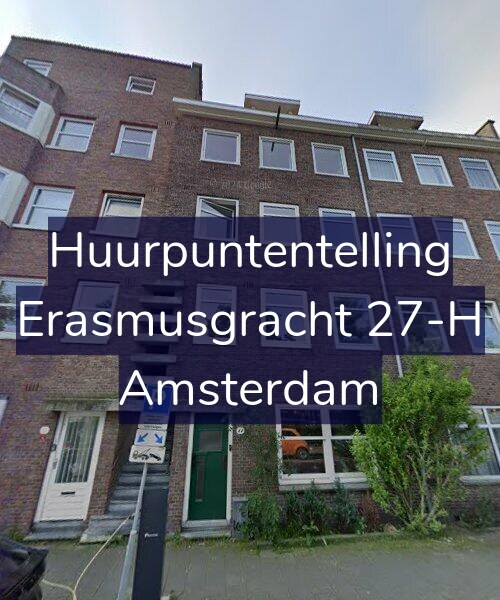 Foto gevel Huurpuntentelling voor Erasmusgracht 27-H, Amsterdam