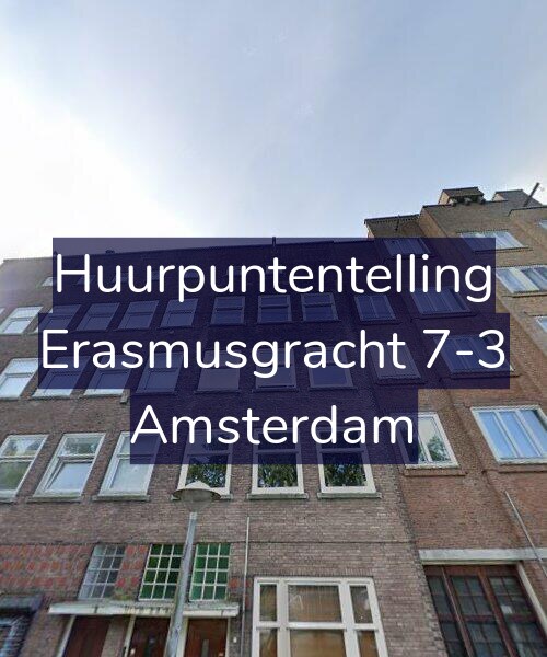 Foto gevel Huurpuntentelling voor Erasmusgracht 7-3, Amsterdam