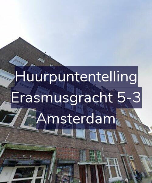 Foto gevel Huurpuntentelling voor Erasmusgracht 5-3, Amsterdam