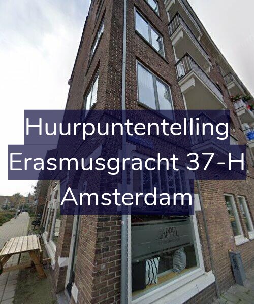 Foto gevel Huurpuntentelling voor Erasmusgracht 37-H, Amsterdam