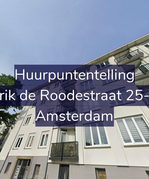 Foto gevel Huurpuntentelling voor Erik de Roodestraat 25-2, Amsterdam