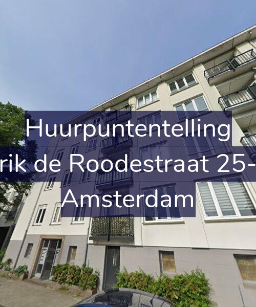 Foto gevel Huurpuntentelling voor Erik de Roodestraat 25-1, Amsterdam