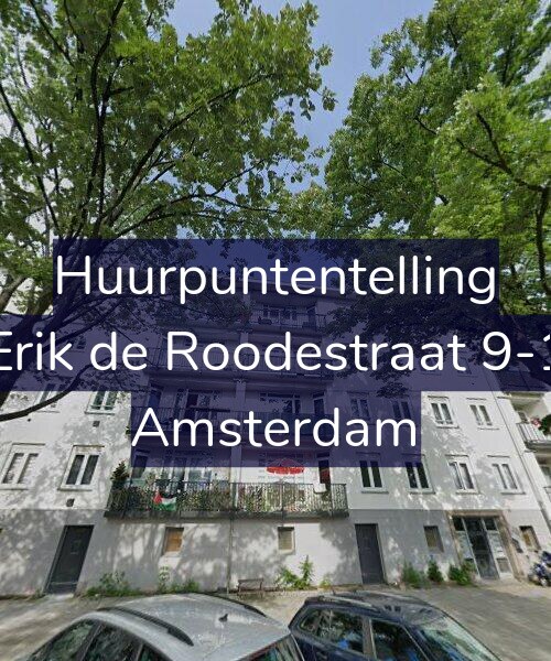 Foto gevel Huurpuntentelling voor Erik de Roodestraat 9-1, Amsterdam