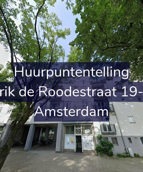 Foto gevel Huurpuntentelling voor Erik de Roodestraat 19-1, Amsterdam