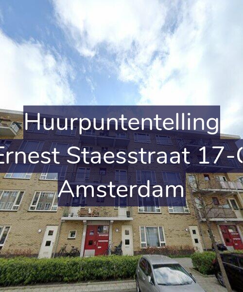 Foto gevel Huurpuntentelling voor Ernest Staesstraat 17-C, Amsterdam