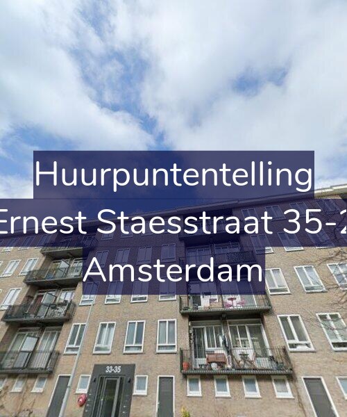 Foto gevel Huurpuntentelling voor Ernest Staesstraat 35-2, Amsterdam