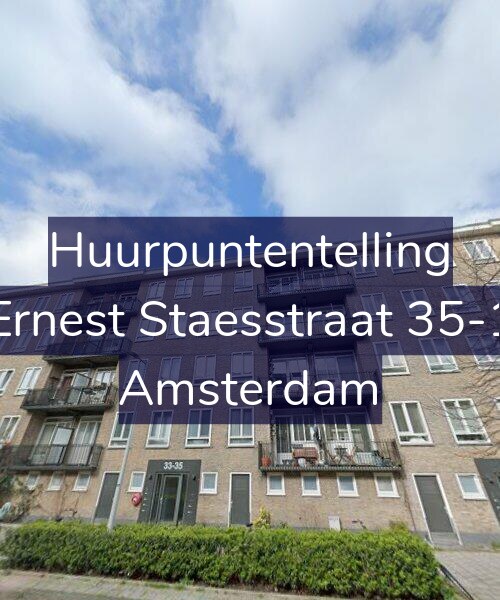 Foto gevel Huurpuntentelling voor Ernest Staesstraat 35-1, Amsterdam