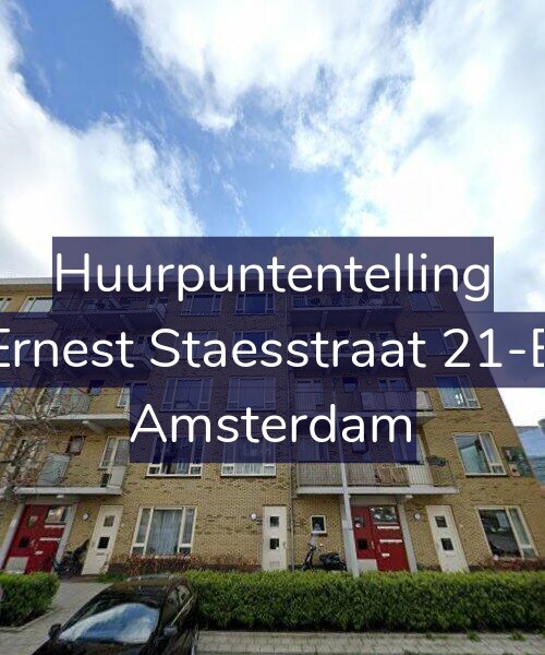 Foto gevel Huurpuntentelling voor Ernest Staesstraat 21-B, Amsterdam