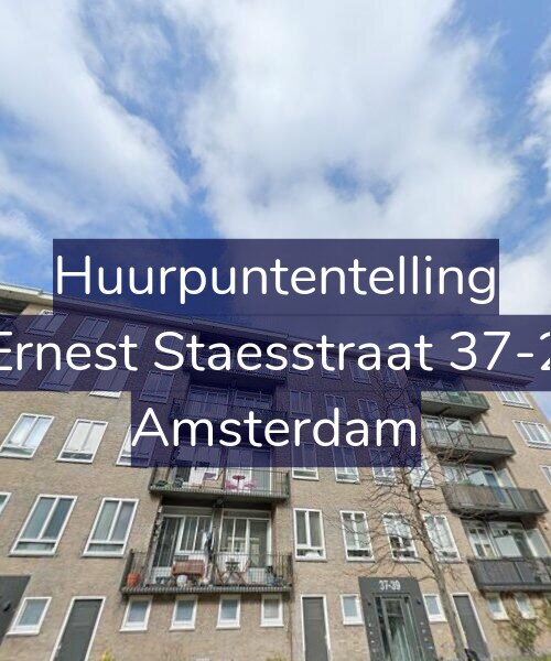 Foto gevel Huurpuntentelling voor Ernest Staesstraat 37-2, Amsterdam