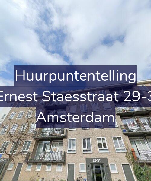 Foto gevel Huurpuntentelling voor Ernest Staesstraat 29-3, Amsterdam
